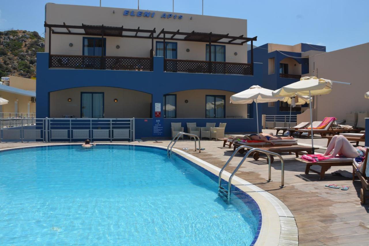 Eleni Beach Apartment Sztalída Kültér fotó